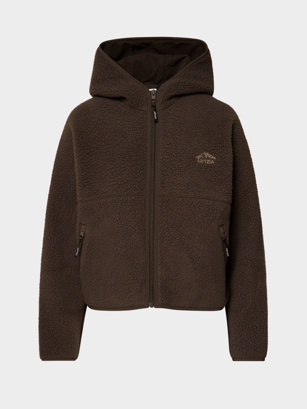BNWT Tna POLARTEC® THERMAL PRO® ZIP HOODIE in Dark Olive